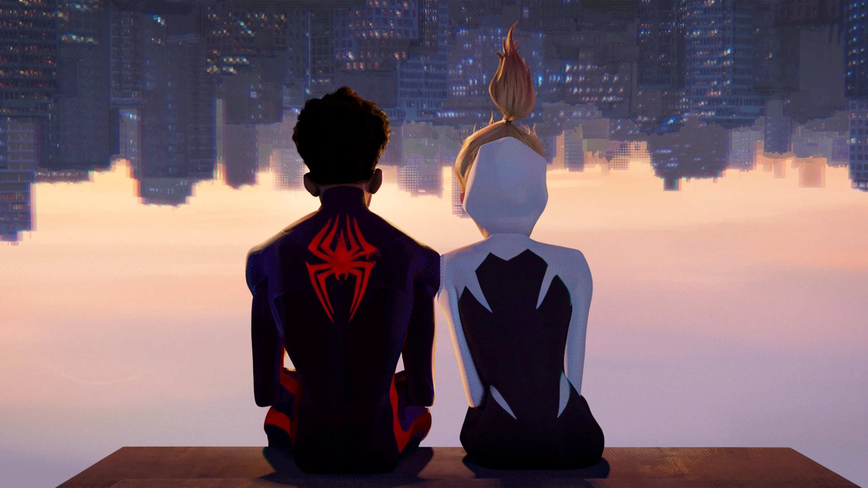 Miles & Gwen, upside down